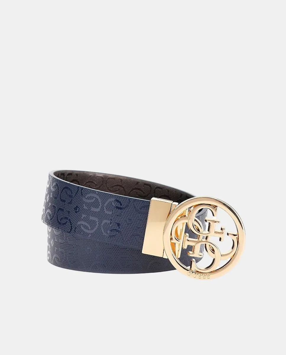 

Реверсивный женский пояс Guess, темно-синий