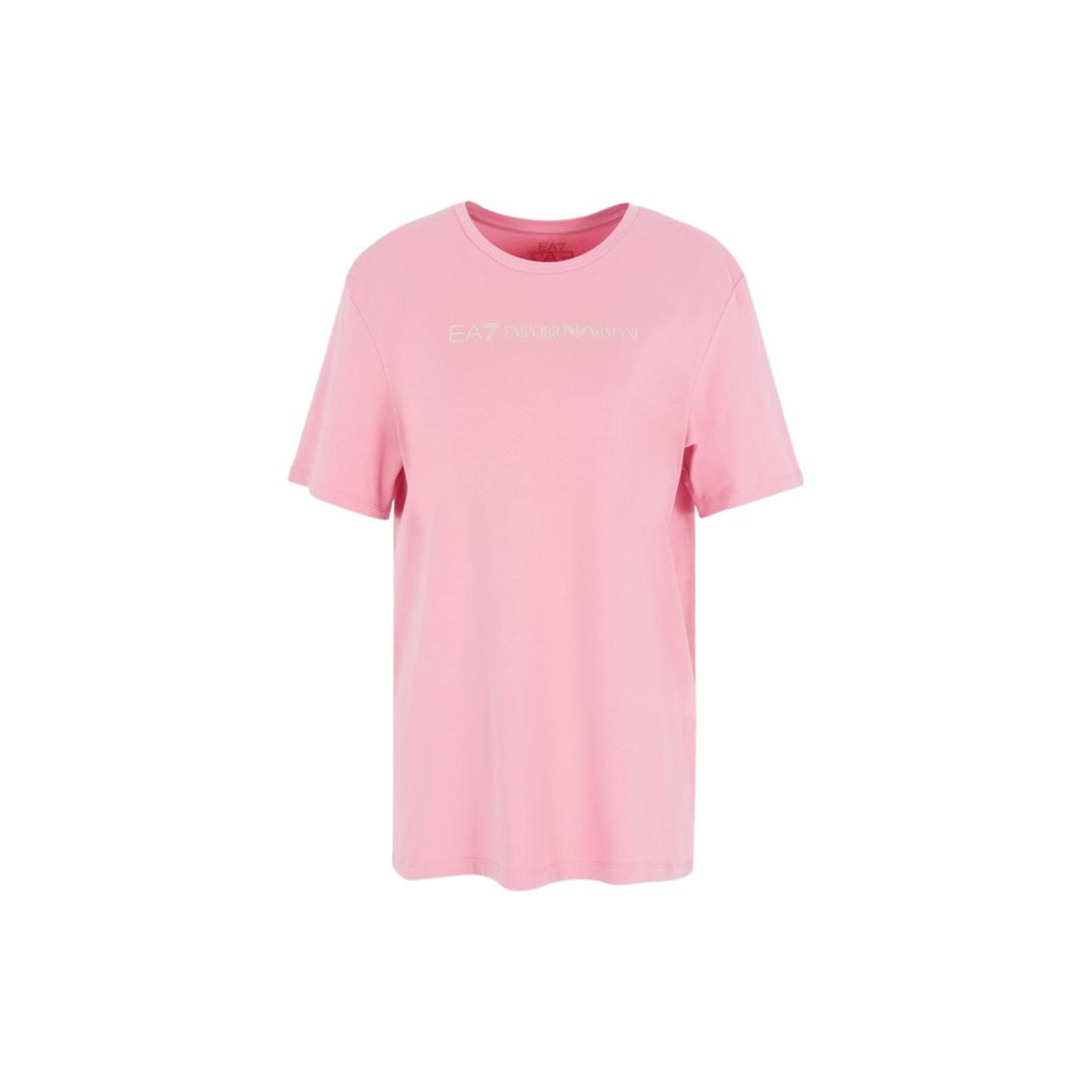 

EMPORIO ARMANI Футболка женская розово-розовая, Розовый, EMPORIO ARMANI Футболка женская розово-розовая