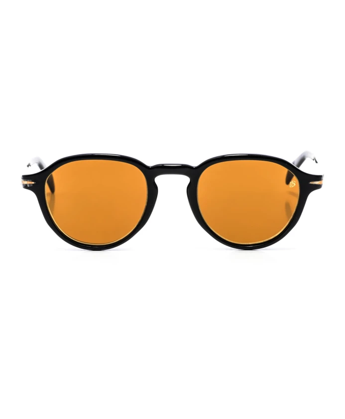 

Круглые солнцезащитные очки из ацетата 7078s Eyewear By David Beckham, черный