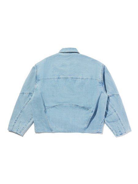 Куртка-тракер BLUETAB с подкладкой и швами Levi's, Medium Indigo - Flat Finish — фото 4