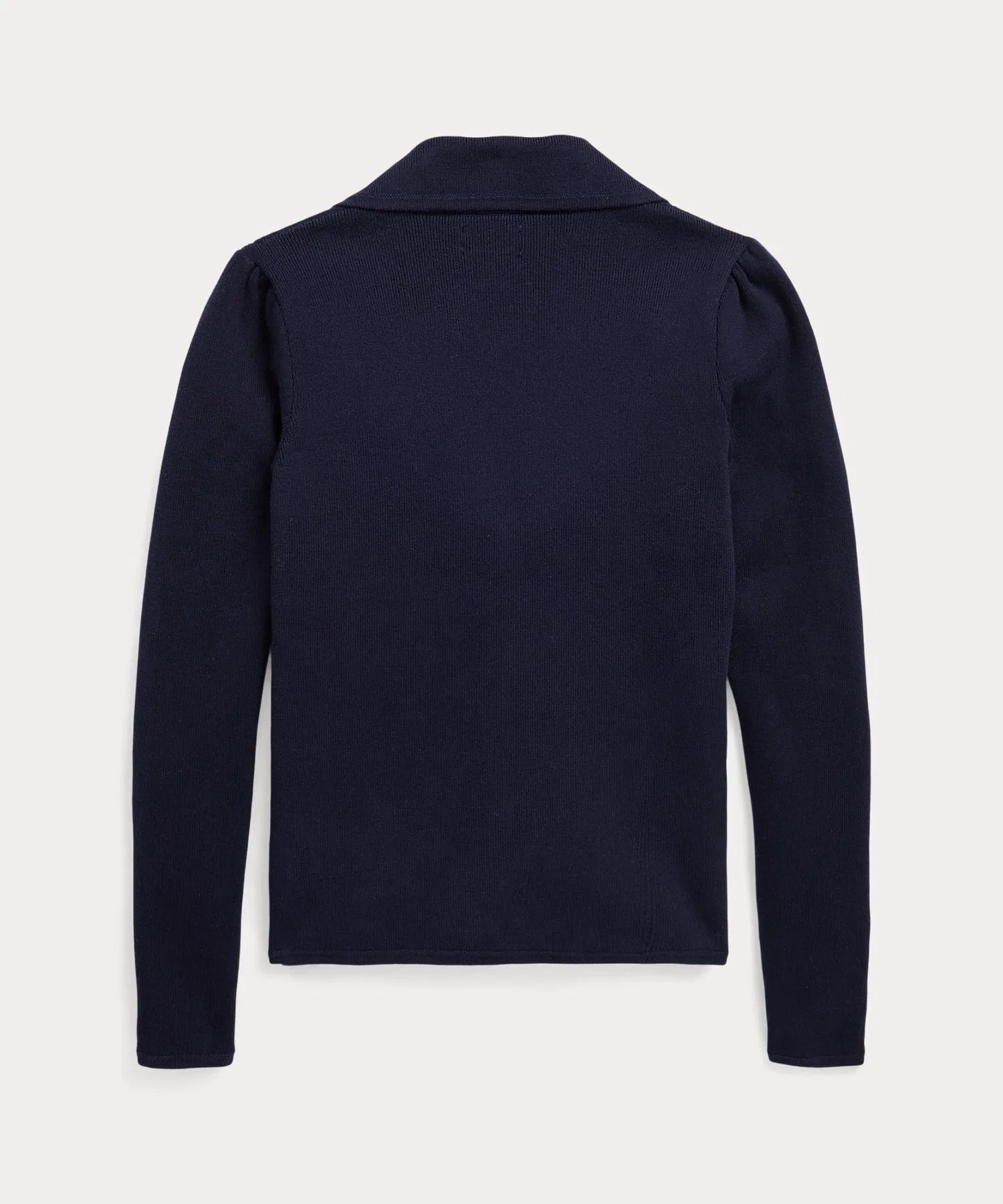Детский трикотажный пиджак POLO RALPH LAUREN CHILDRENSWEAR с вышивкой, тёмно-синий — фото 2