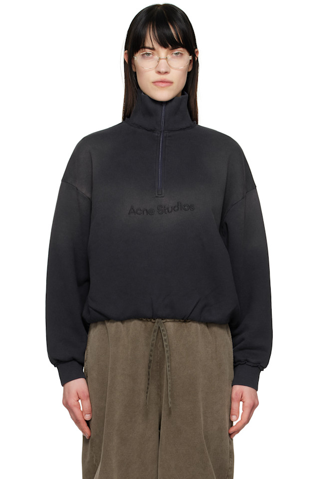 

Свитер с логотипом Acne Studios, синий