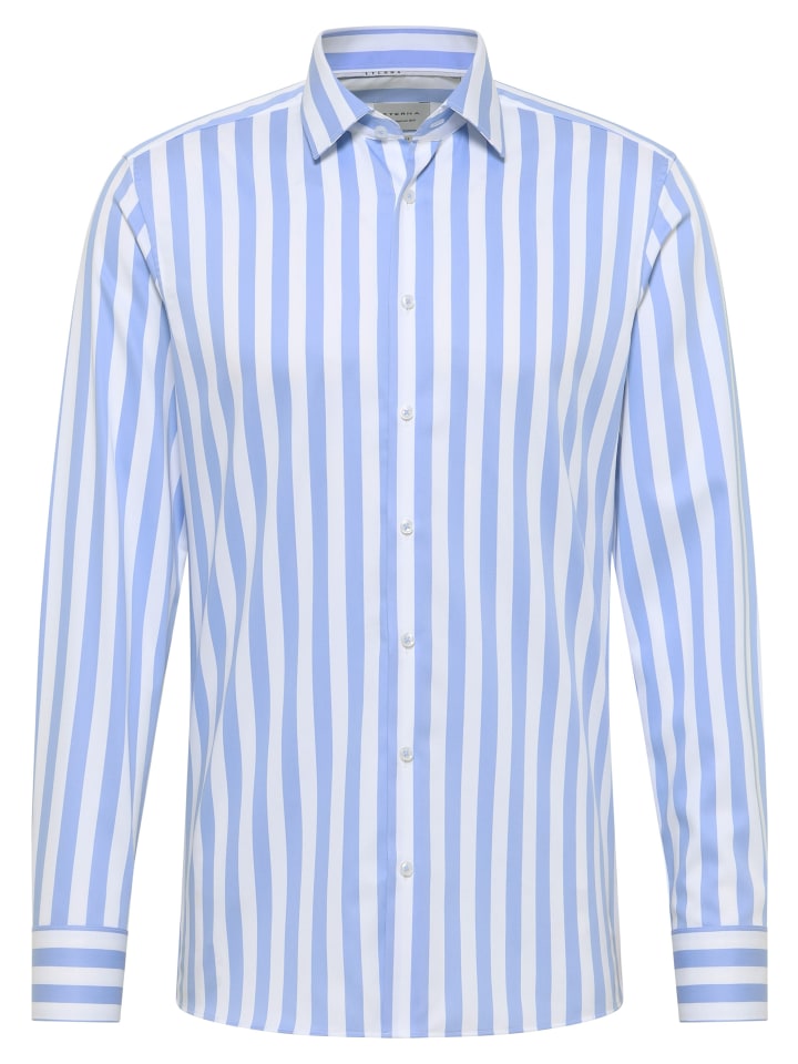 

Рубашка облегающего кроя светло-голубого цвета Eterna