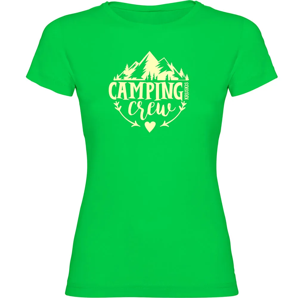 

Футболка с коротким рукавом Kruskis Camping Crew, зеленый