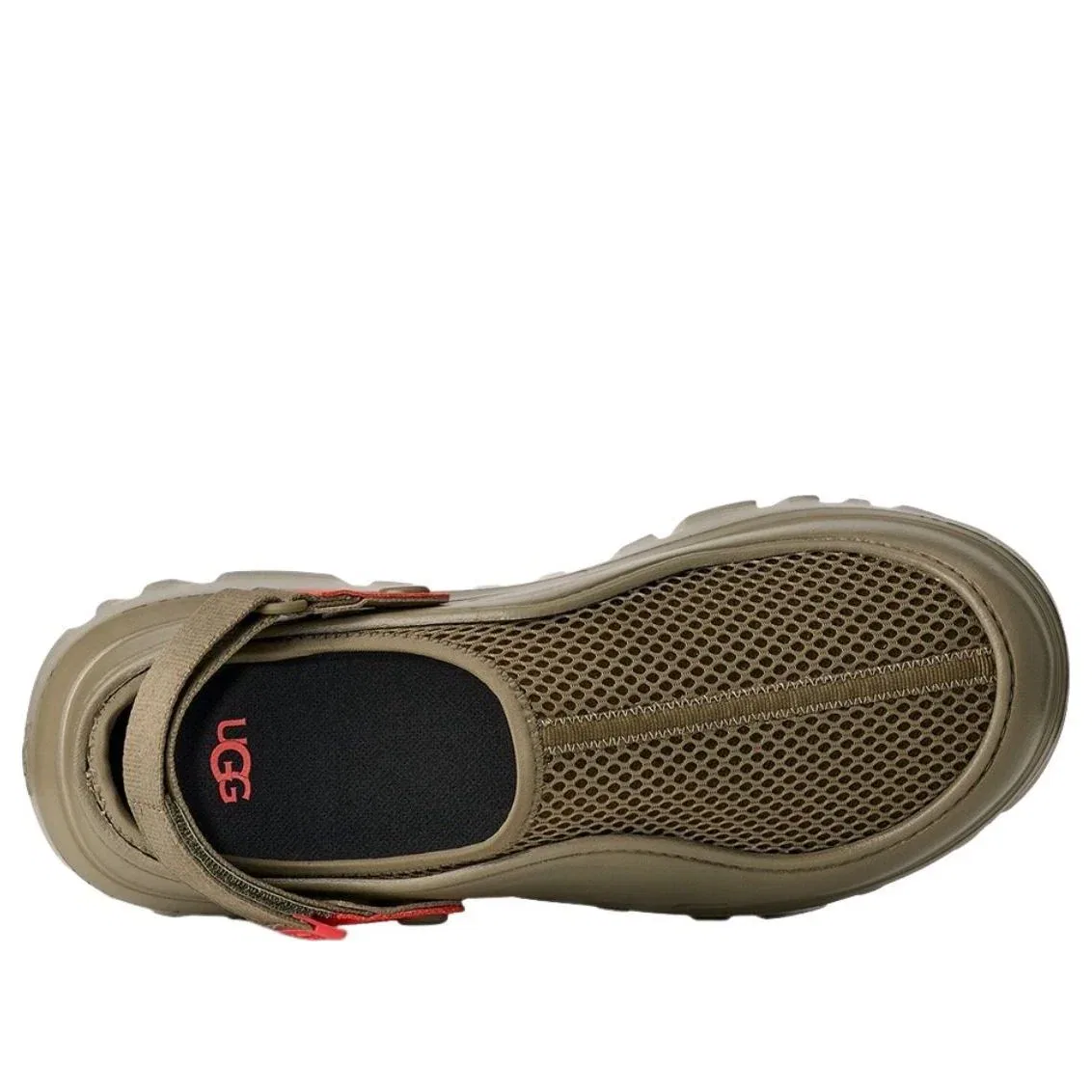 Мюли UGG PeakMod Breathe 'Burnt Olive Red Pepper' 1175051-BVRD, оливково-зеленый — фото 4