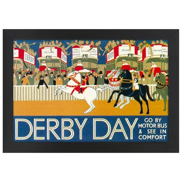 

Рамка для фотографий LegendArte Poster 1928 Derby Day, черный