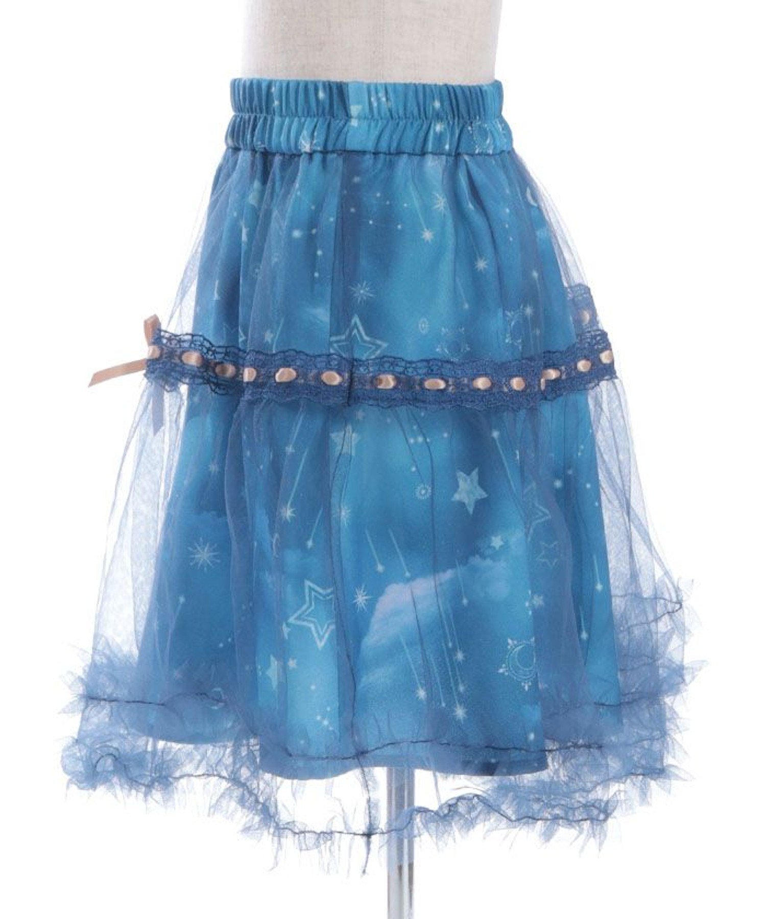 Звездная юбка из тюля Axes femme kids, Navy blue — фото 2