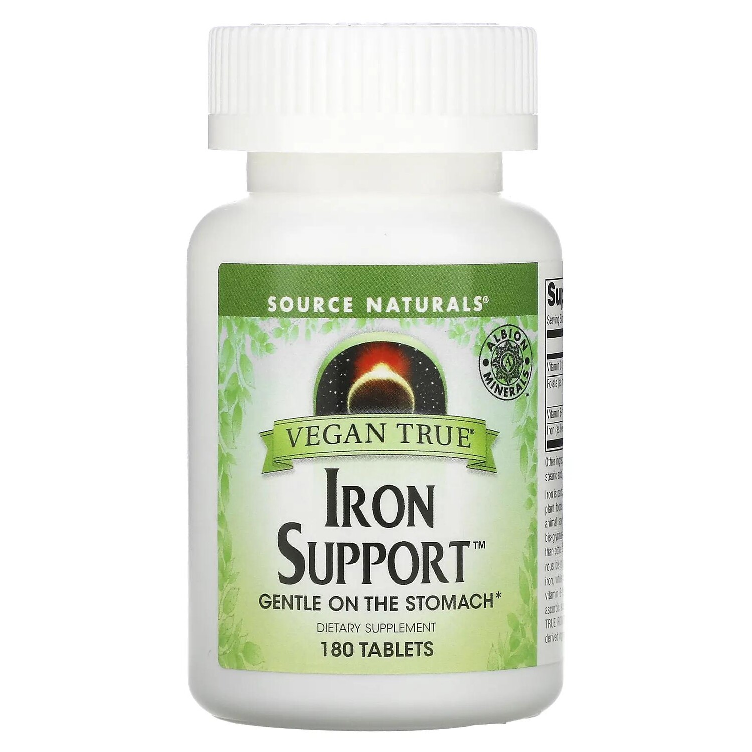

Source Naturals Истинно Веган Железная поддержка 180 таблеток