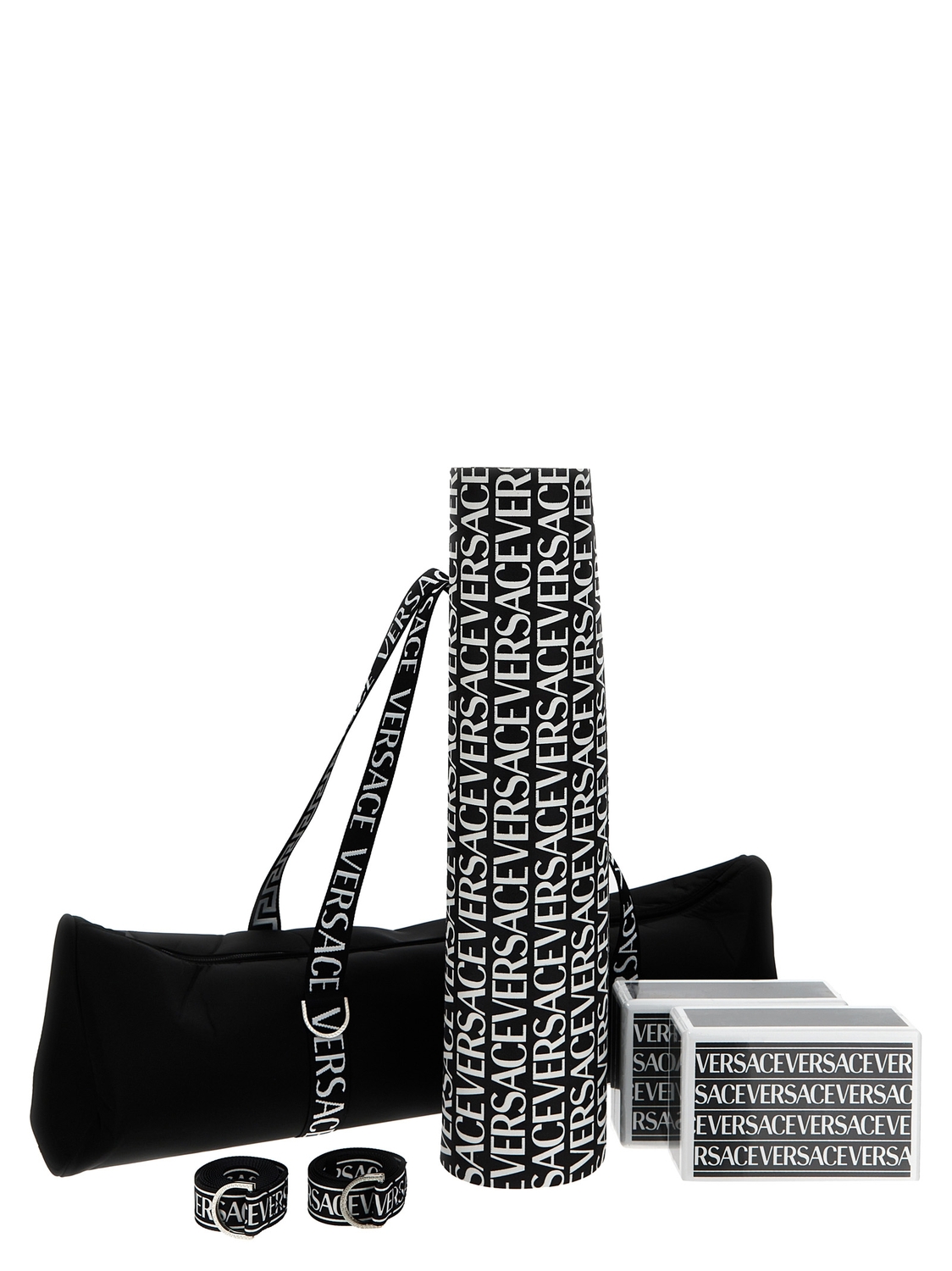 

Сумка-даффл для йоги Versace Allover Versace Home, белый/черный