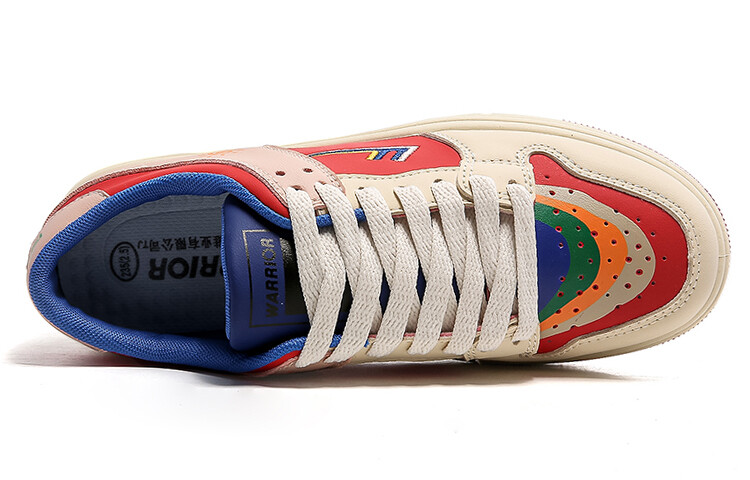 

Кроссовки WARRIOR Skateboarding Shoes Unisex Low-top Red, Pink, Blue, Green, красный