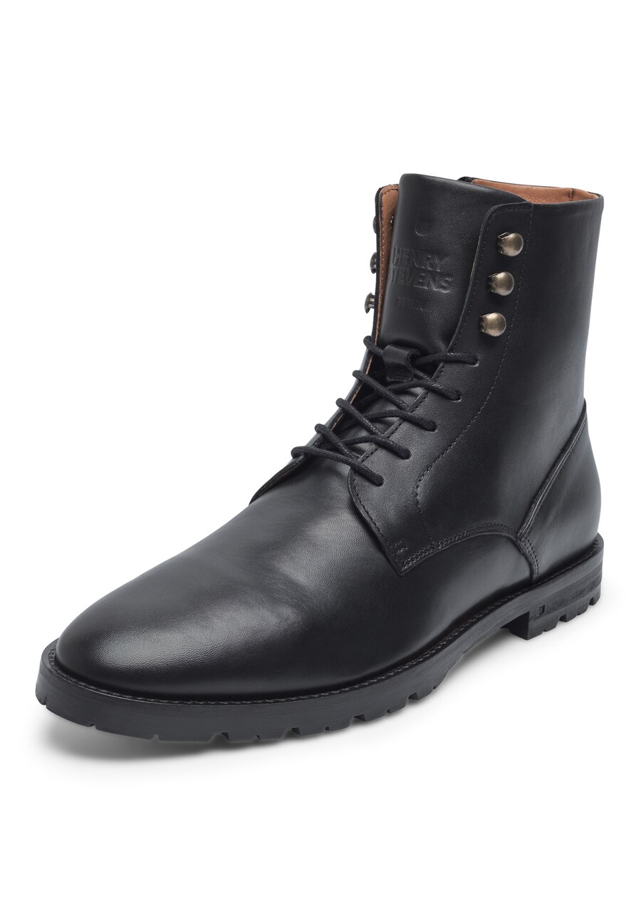 

Ботинки на шнуровке Henry Stevens Lace-Up Boots Wallace, черный
