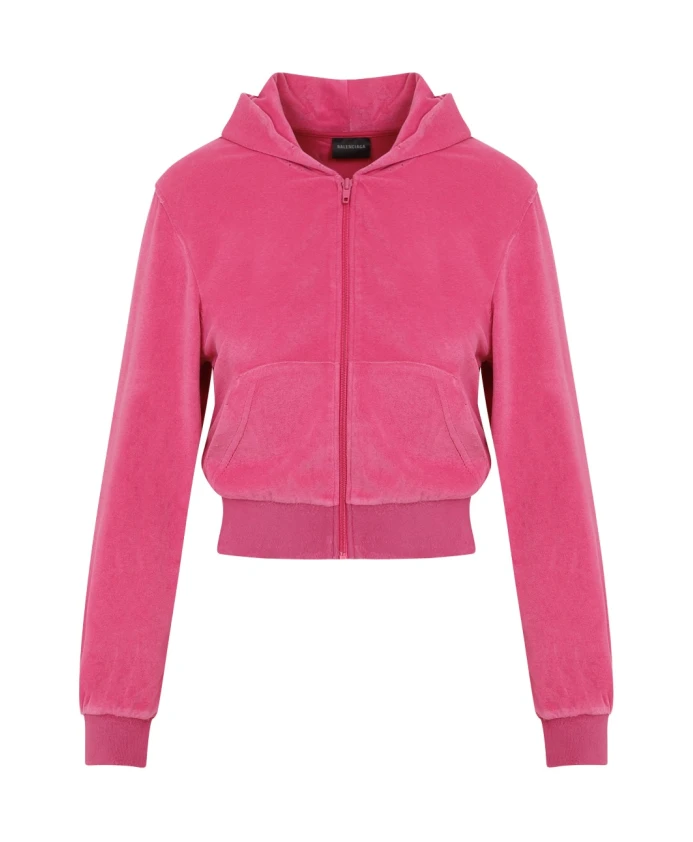 

Темная тренировочная куртка Balenciaga, розовый