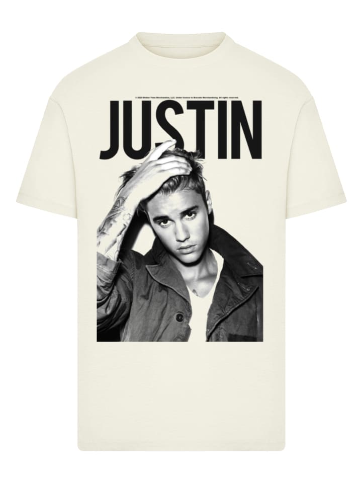 

Футболка Джастина Бибера песочного цвета F4NT4STIC, Бежевый, Футболка Джастина Бибера песочного цвета F4NT4STIC