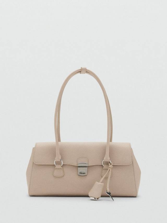 

Сумка для боулинга Siena из искусственной кожи Mango, Natural White