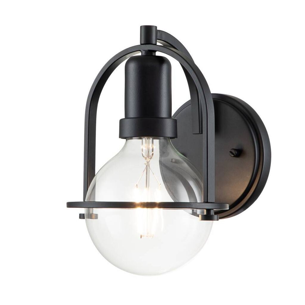 

Настенный светильник QUINTIESSE Somerset E27 1x40W сталь, черный В: 23,3 см Ш: 15,8 см с регулируемой яркостью Elstead Lighting