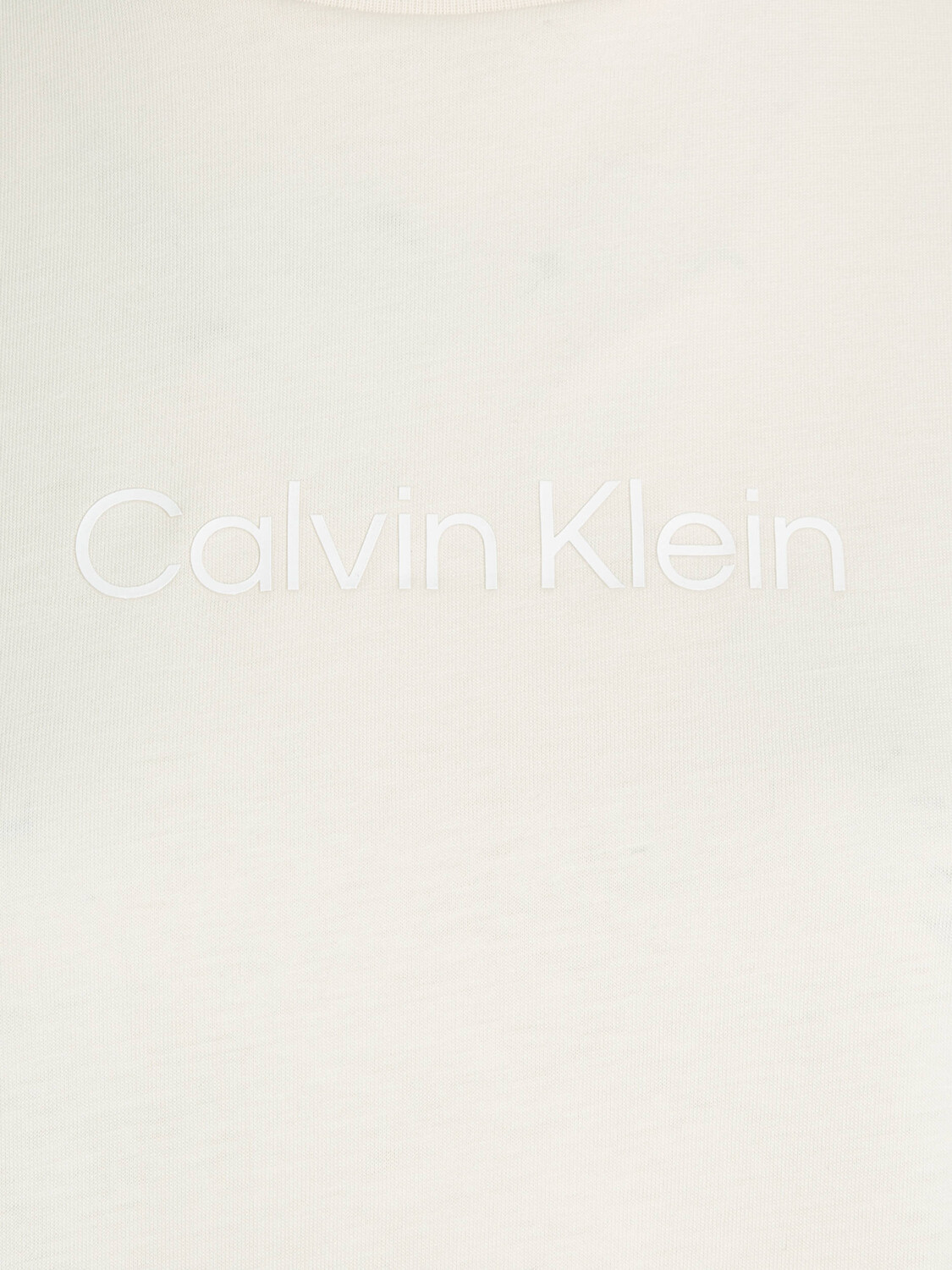 Футболка Calvin Klein HERO LOGO Regular Fit, экрю — фото 4