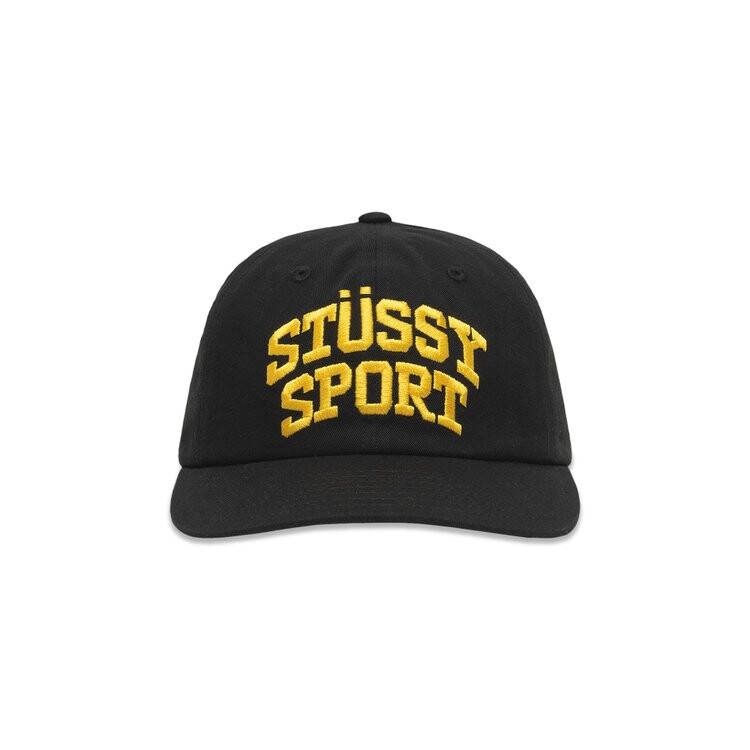 

Бейсболка Stussy Mid-Depth Sport Snapback, черный