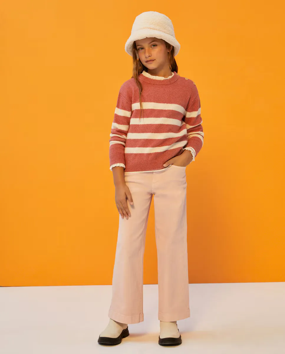 

Базовый девичий свитер Kids El Corte Inglés, розовый