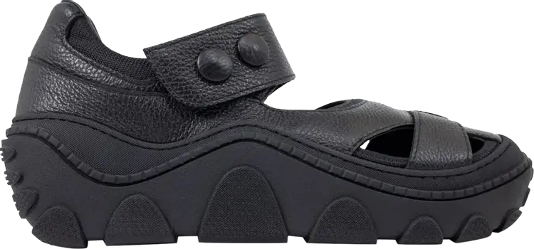 

Кроссовки Kiko Kostadinov Hybrid Sandal 'Black Soot', черный