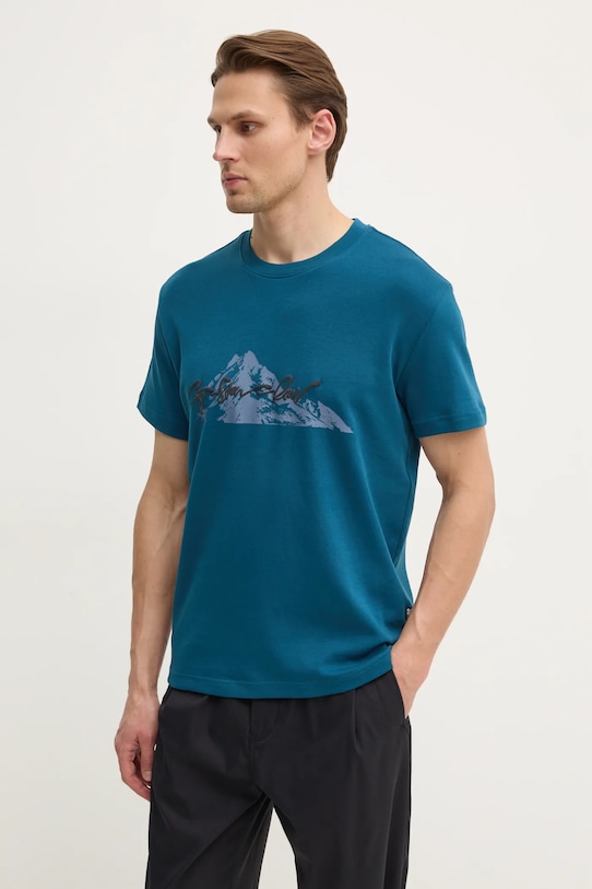 

Хлопковая футболка G-Star, бирюзовый