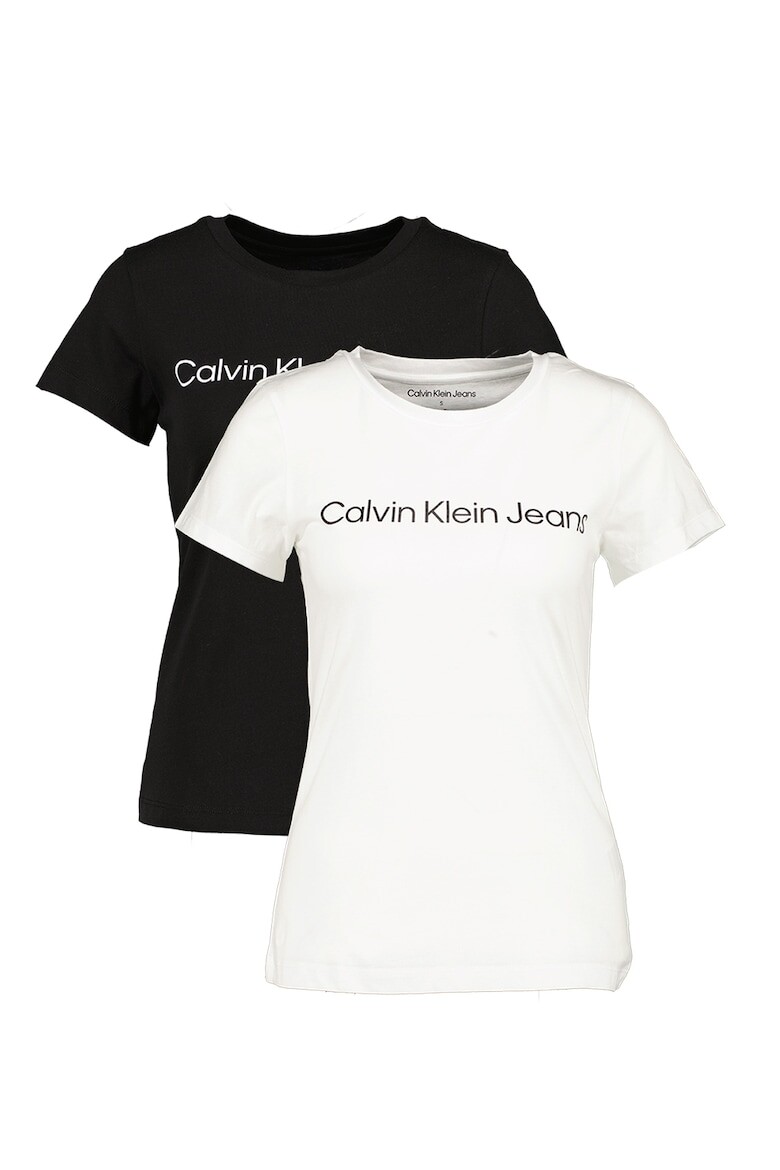 

Тонкая футболка - 2 шт Calvin Klein Jeans, черный