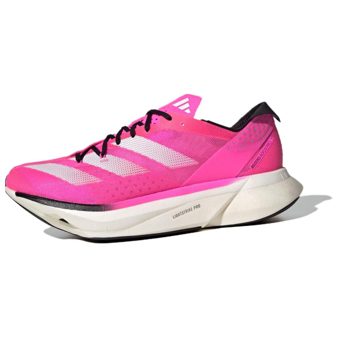 

Кроссовки Adizero Adios Pro 3 унисекс с низким верхом розового/белого цвета Adidas