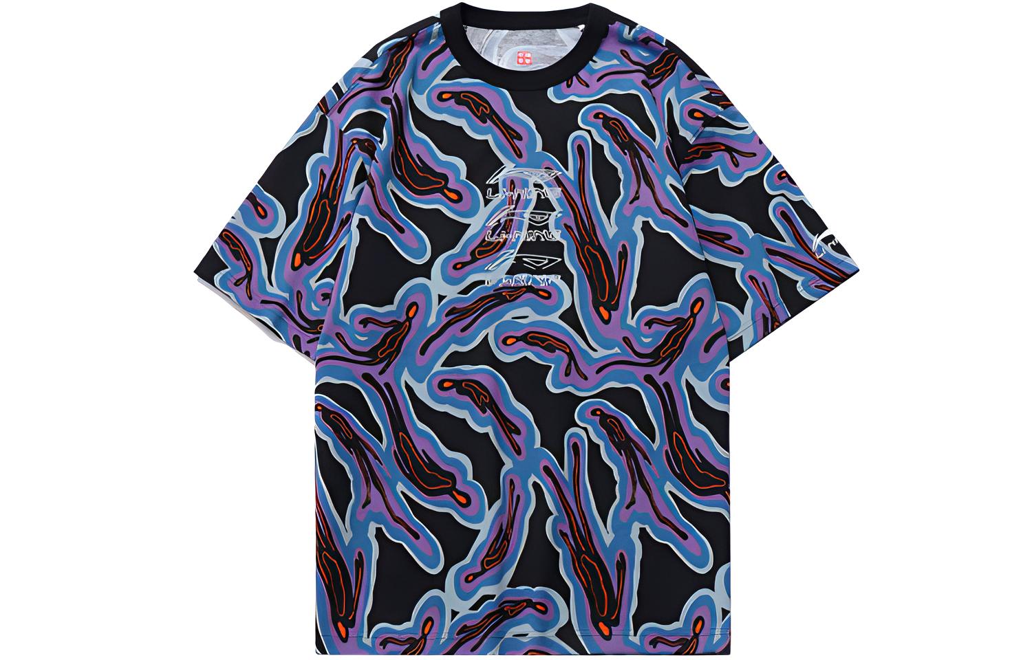 

Футболка мужская разноцветная LiNing, мультиколор