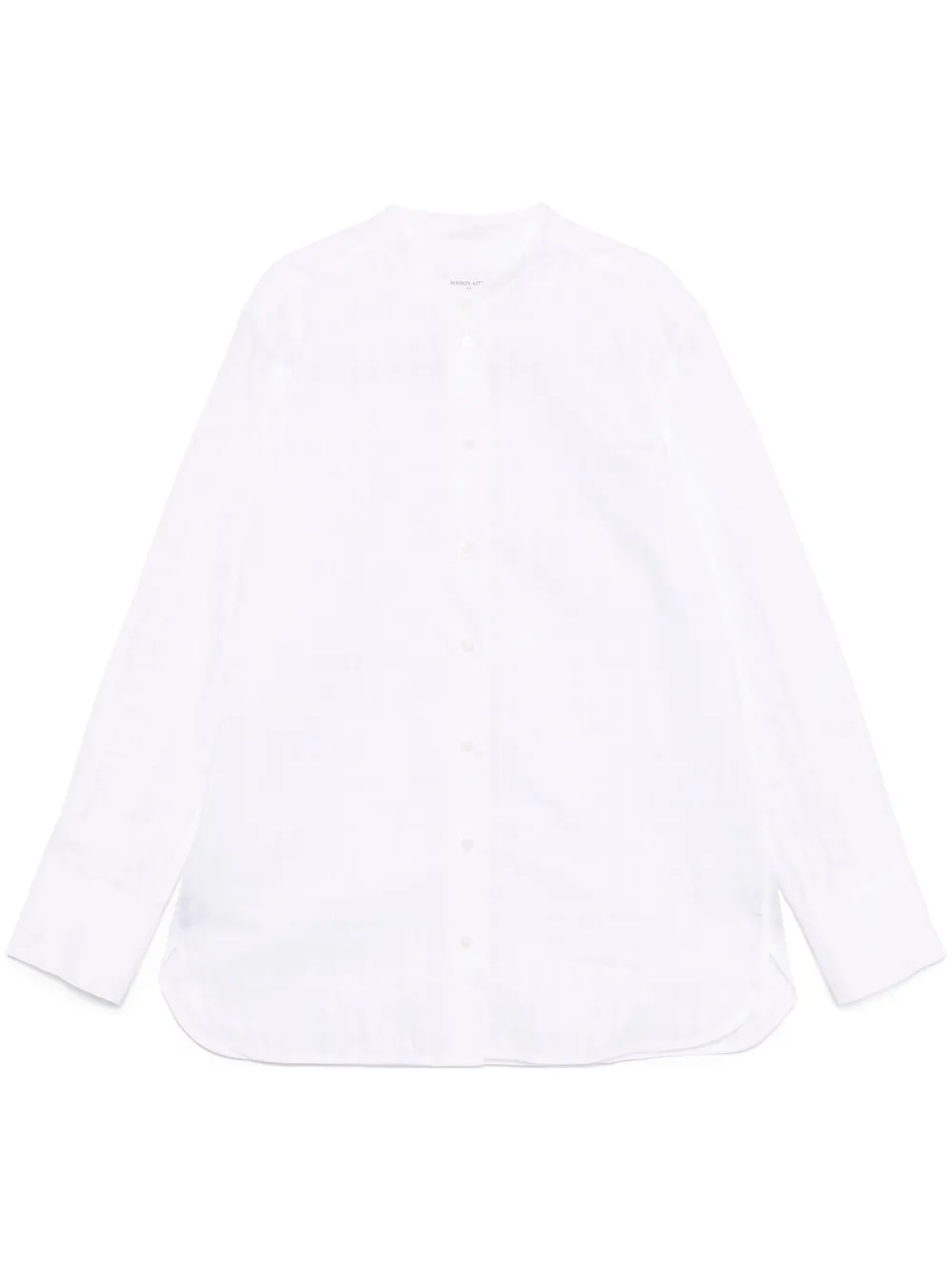 

Клетчатая рубашка Maison Kitsuné, белый