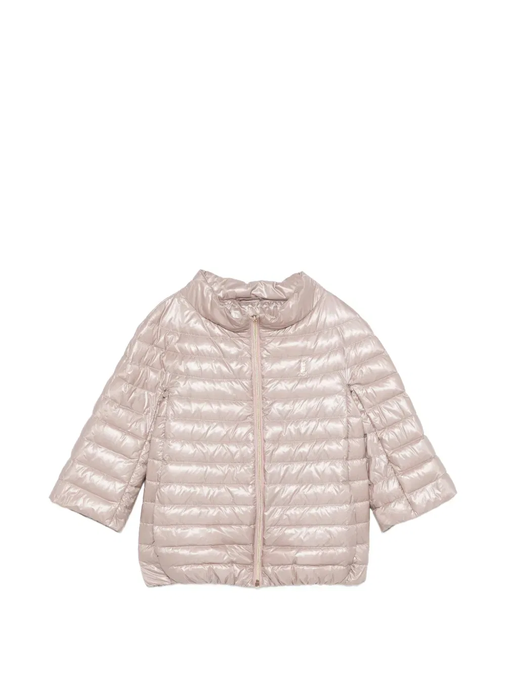 Утепленная куртка на молнии Herno Kids, розовый