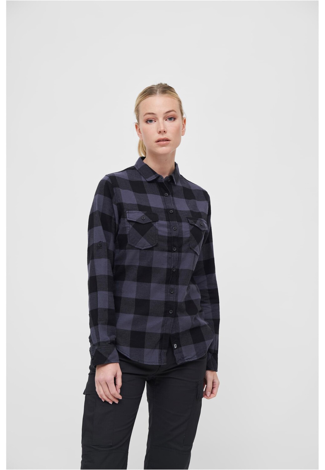 

Блуза Brandit Flanell Hemden, черный
