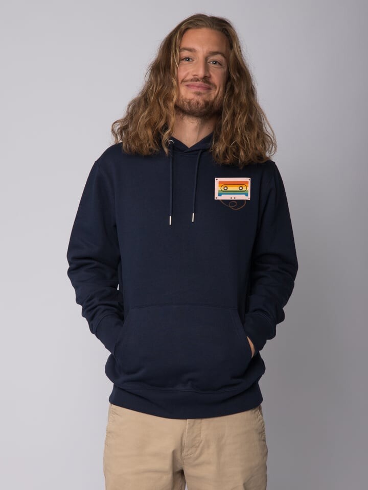 

Толстовка wat Apparel Sweatshirt Rainbow Cassette, темно-синий