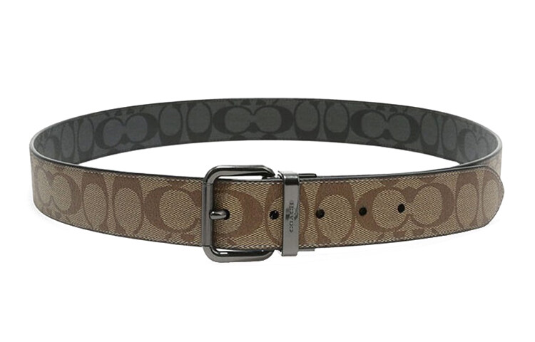 

Мужской кожаный ремень COACH, Brown