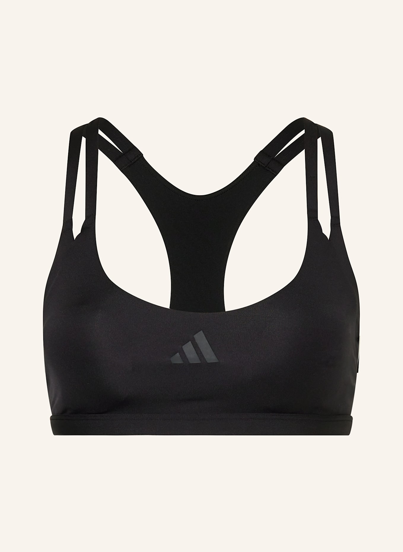 

Спортивный бюстгальтер Aeroimpact Luxe Training Adidas, черный