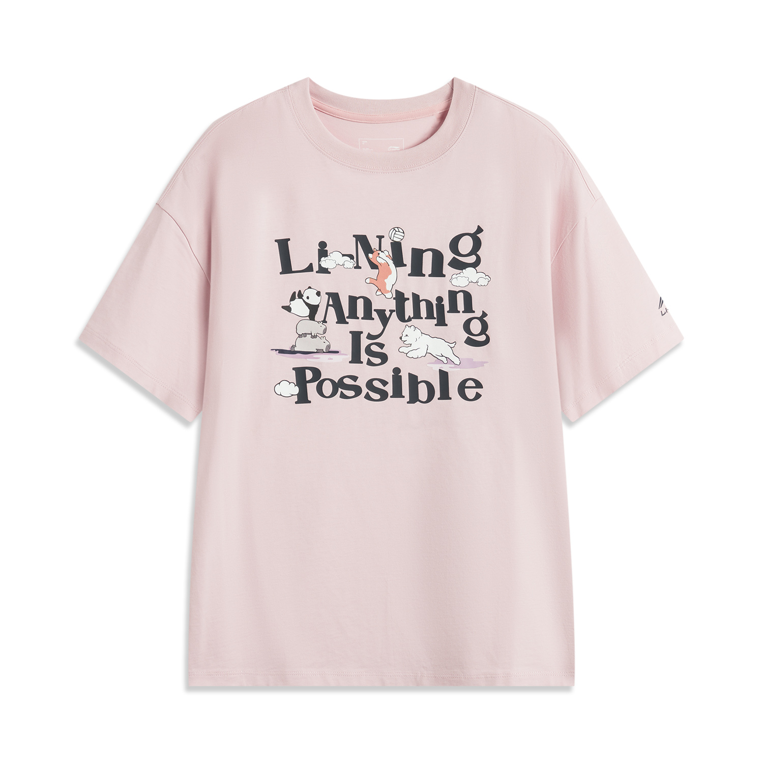 

LINING Футболка Women's Light Blush Pink, Розовый, LINING Футболка Women's Light Blush Pink