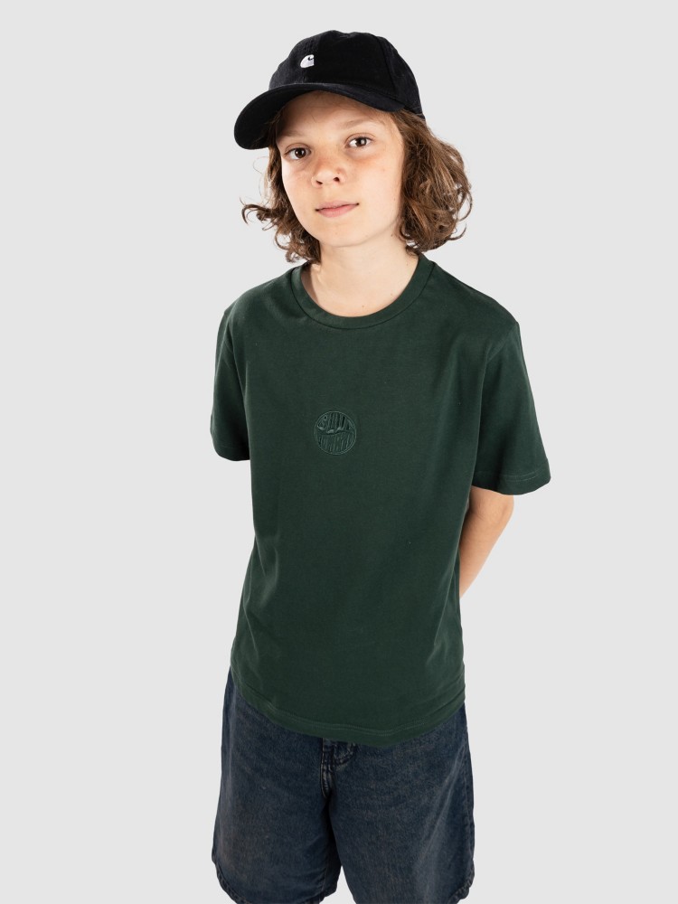 Футболка Blue Tomato Mini Logo Centered Kids T-Shirt, dark sea