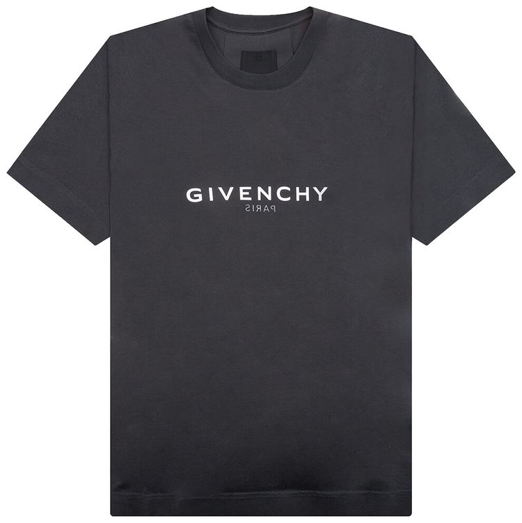 

Футболка Givenchy Slim Fit Reverse Print T-Shirt 'Charcoal', серый