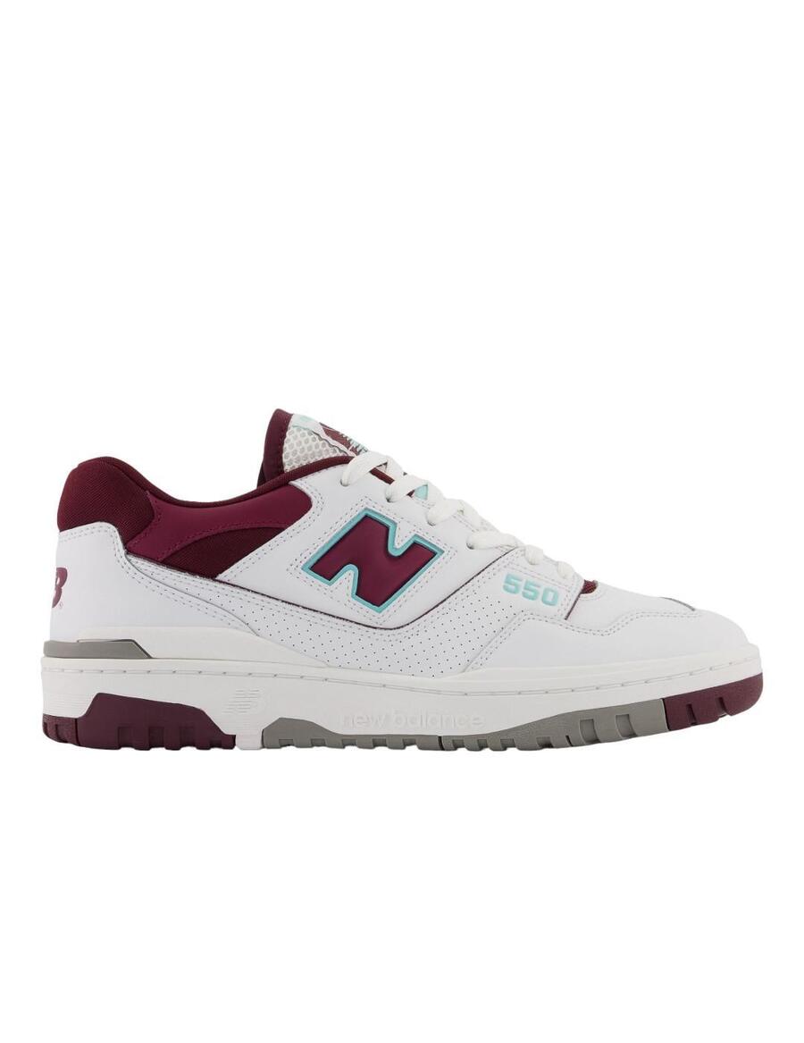 

Мужские кроссовки New Balance 550 бордовые