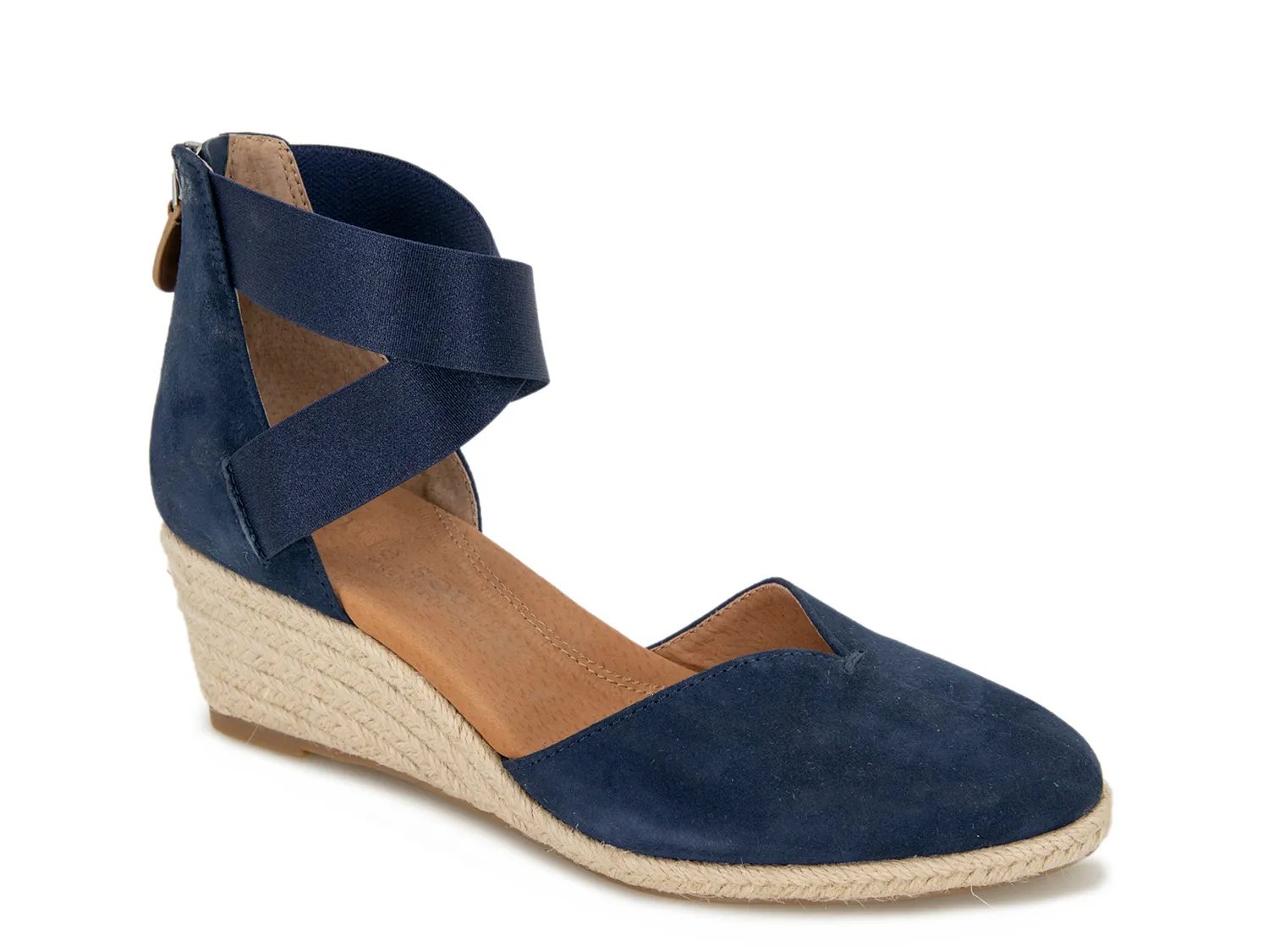 Сандалии Gentle Souls by Kenneth Cole Orya Wedge Sandal, темно-синий