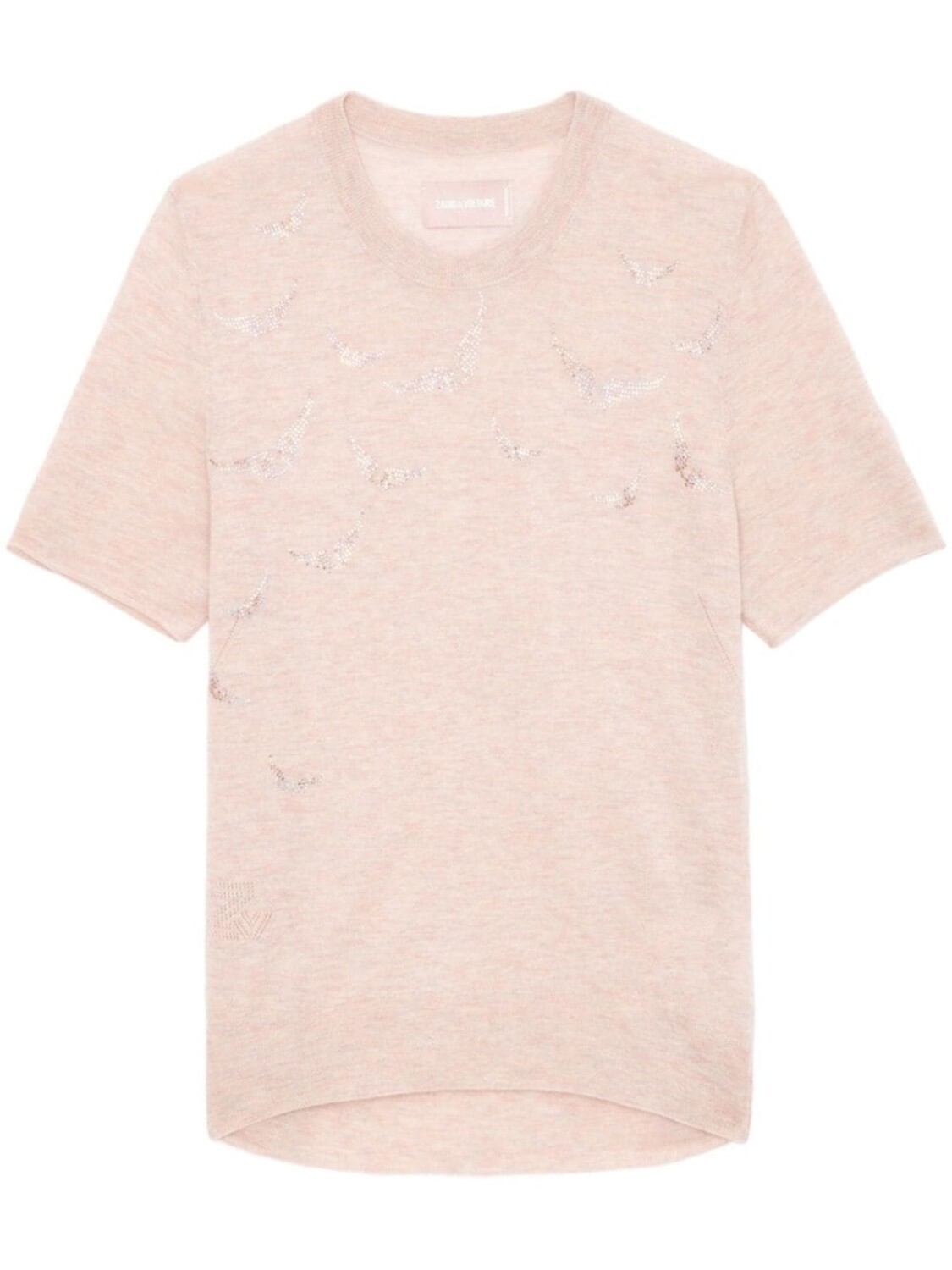

Zadig&Voltaire кашемировый топ Ida с кристаллами, нейтральный цвет