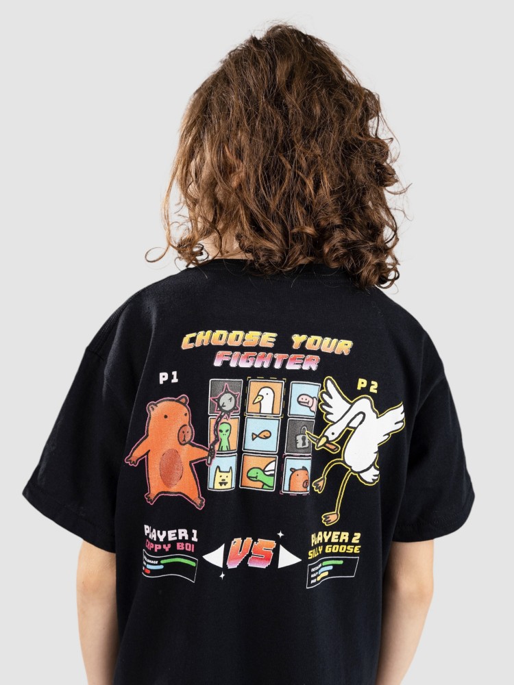 Футболка A.LAB Choose Your Fighter Kids T-Shirt, black — фото 3