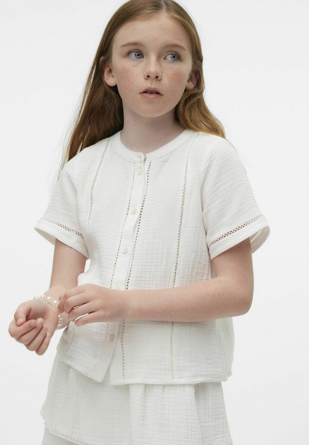 

Блуза VMNATALI VERO MODA Girl, белый