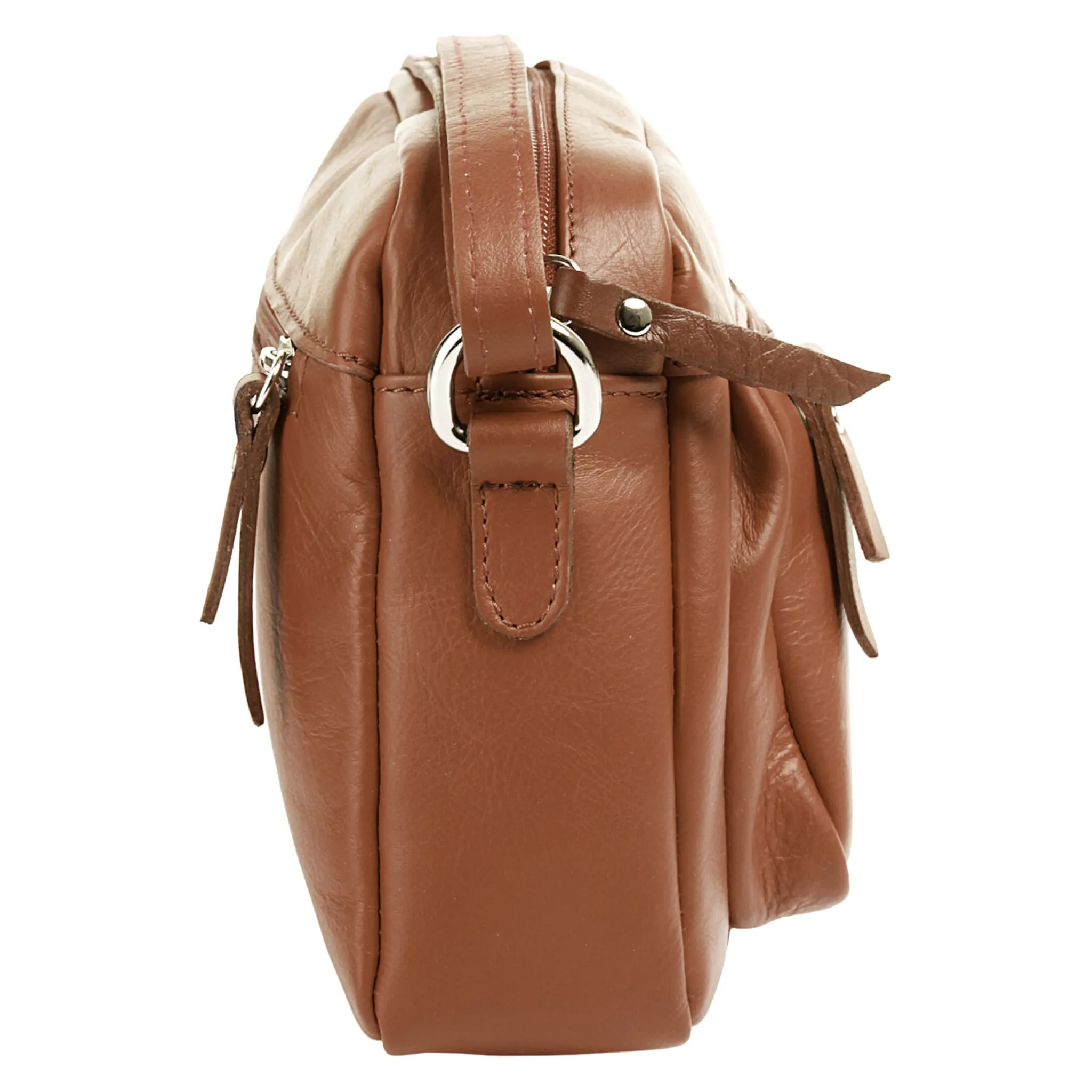 

Сумка через плечо Samantha Look, натуральная кожа, цвет Cognac