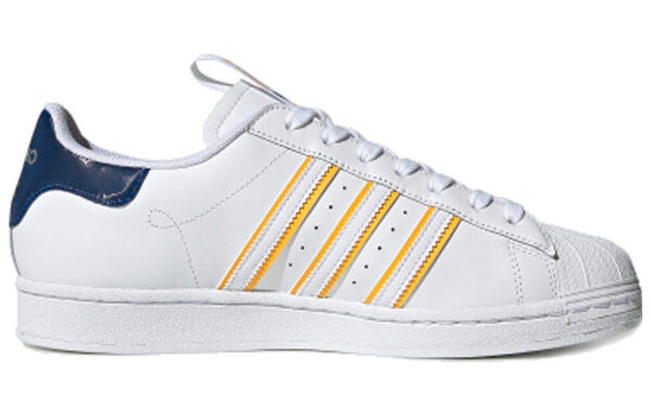 Кроссовки оригинальные суперзвезда ретро низкие кроссовки унисекс Adidas, белый — фото 2