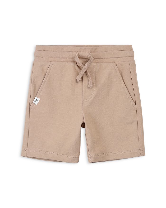 

Шорты для мальчиков Miles Basics из френч-терри — маленькие дети Miles The Label, коричневый/бежевый