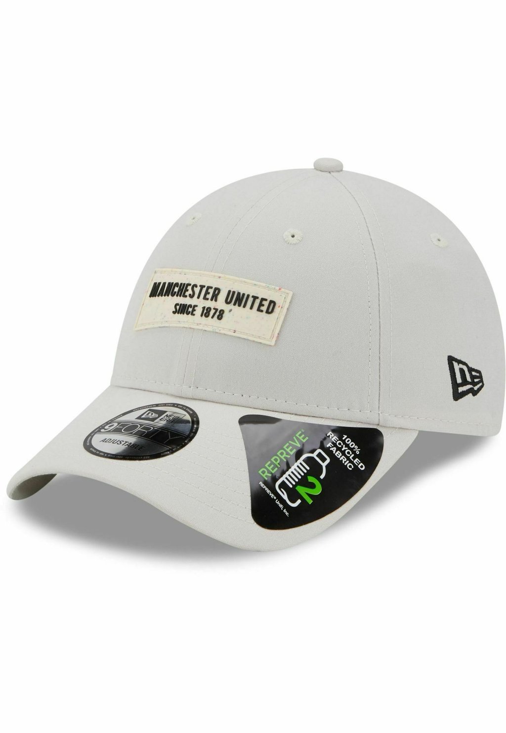 

Бейсболка 9FORTY STRAPBACK REPREVE MANCHESTER UNITED New Era, серый