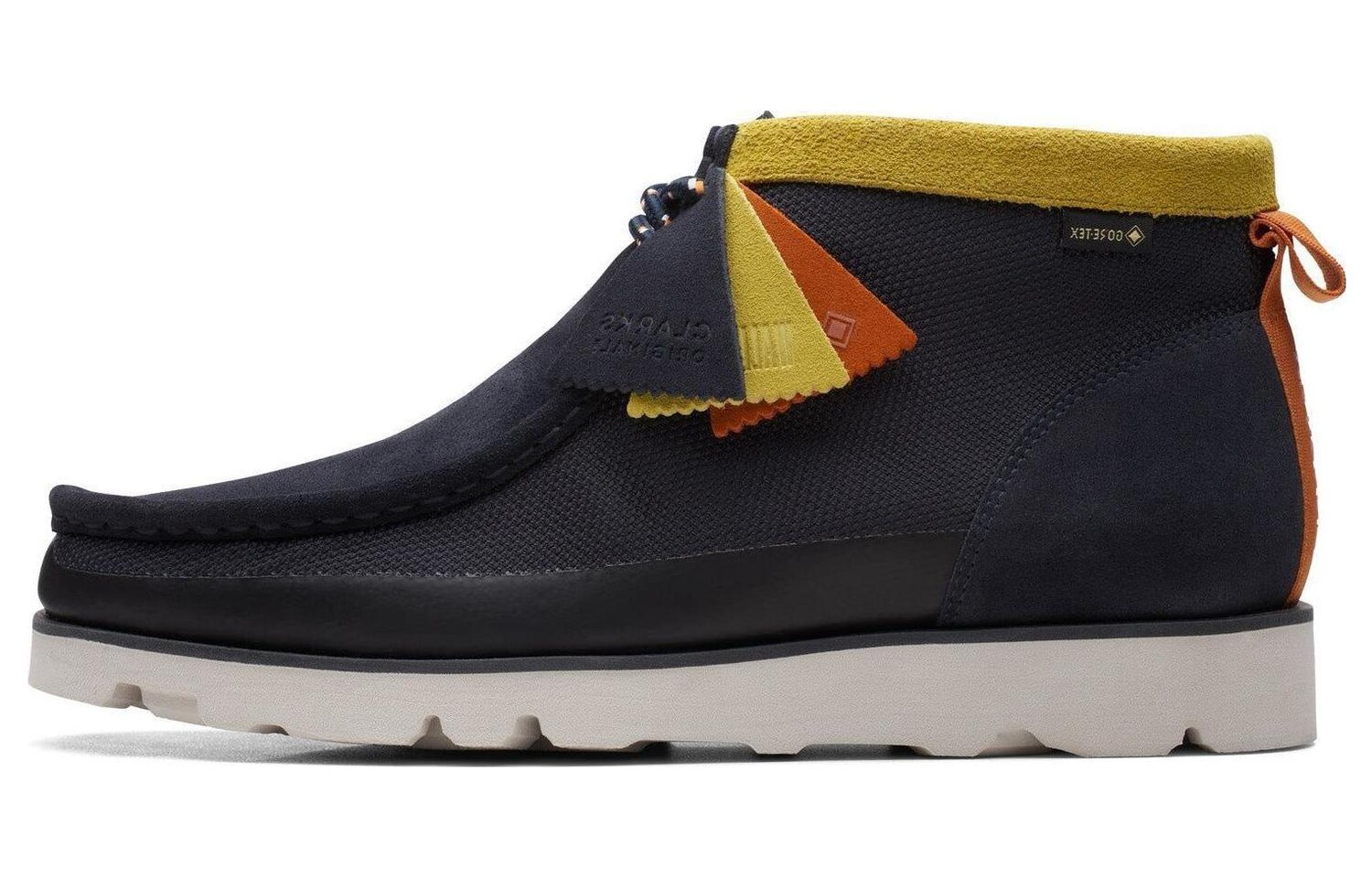 

Оригинальные ботинки Wallabee 2.0 Gore-Tex Navy Combination Clarks