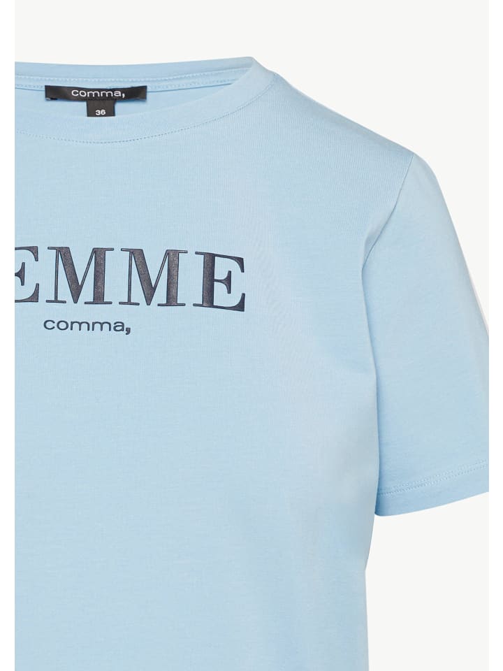 

Футболка comma T-Shirt kurzarm, синий
