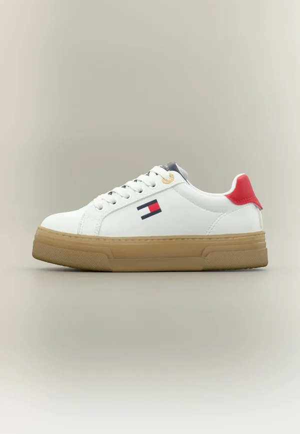 Нефритовые кроссовки унисекс Tommy Hilfiger, White/Blue/Red