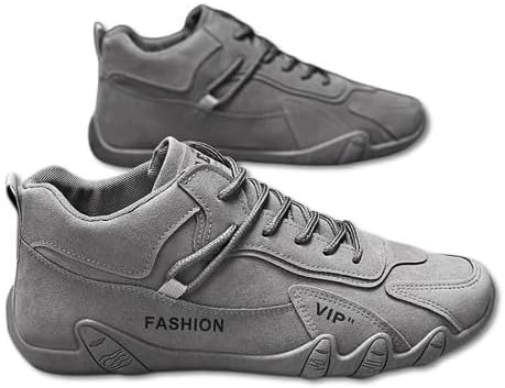 

Легкие удобные мужские повседневные кроссовки, модная низкая посадка с шнуровкой, искусственный верх, тканевая подкладка, подошва из ПВХ, стелька из ЭВА, идеальны для занятий спортом на улице, всесезонная обувь Minlaidian, серый