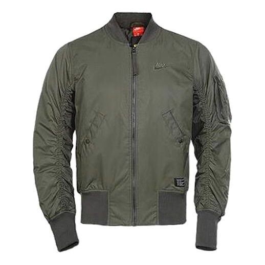 

Куртка Nike Woven Stand Collar Casual Jacket Green Army green, зеленый